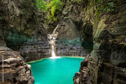 The beautiful waterfall of sumba island