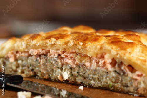 Salmon Puff Pastry Pie