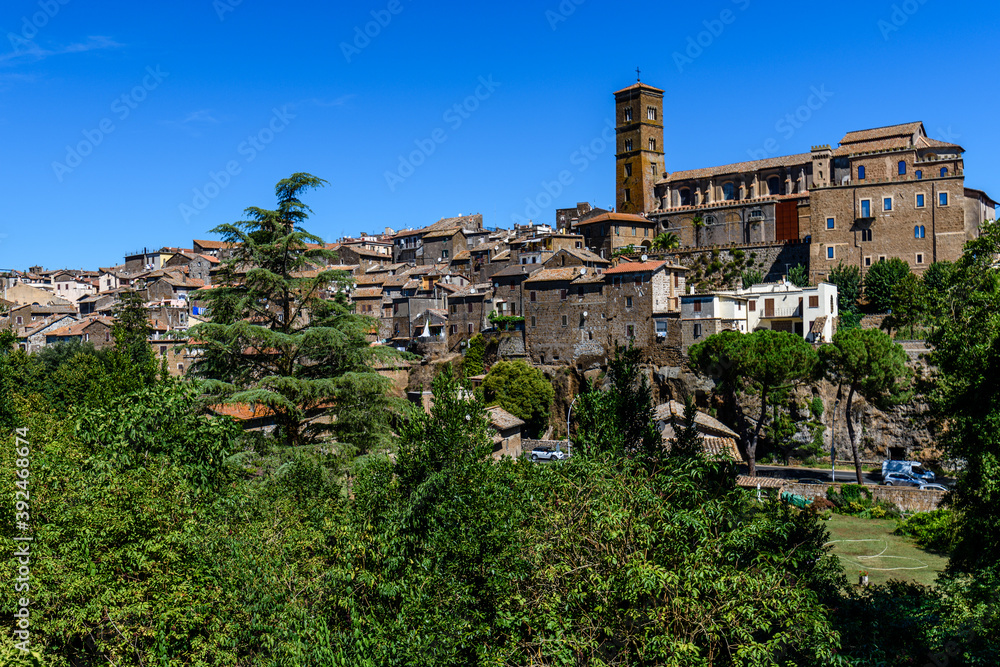 Sutri, borgo etrusco in Tuscia, Lazio, Viterbo, Italia