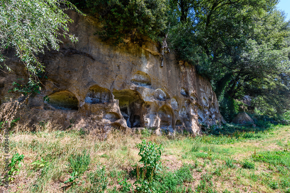 Sutri, borgo etrusco in Tuscia, Lazio, Viterbo, Italia