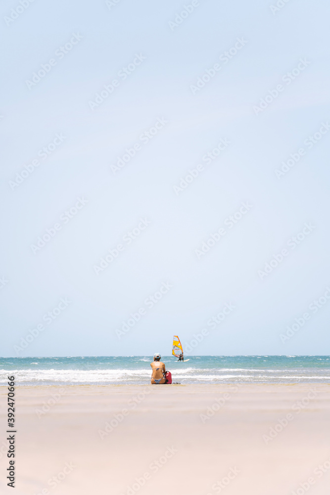 child on the beach