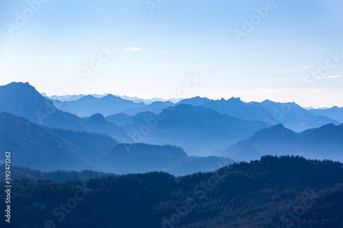 Berge - Allg  u - vom Riedberger Horn aus - Oberstaufen