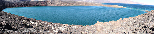 Baie des Requins (Bay of Sharks), Djibouti.
Is a deep lake inside the  the Bay of Ghoubet, Djibouti It is a crater formed due to a phreatic eruption. It is a well known diving site. photo