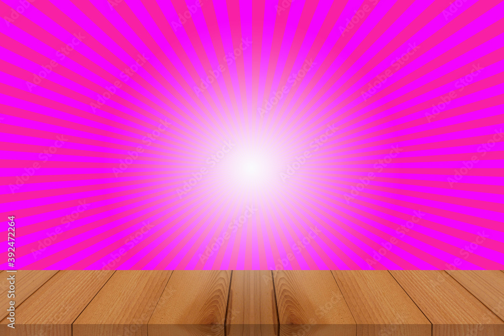 wood floor texture and sunburst background empty room with space wood floor texture and sunburst background empty room with space