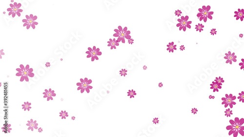 Flowers Emitter Particles Random, Particles Flowers 