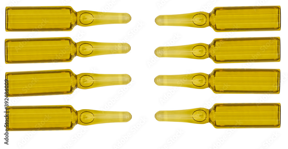 Fototapeta premium syringe with needle and ampoules