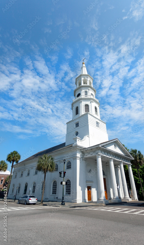 St Michaels Church in Charleston in South Carolina.