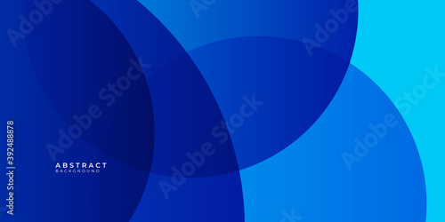 Blue abstract background with dark blue circles