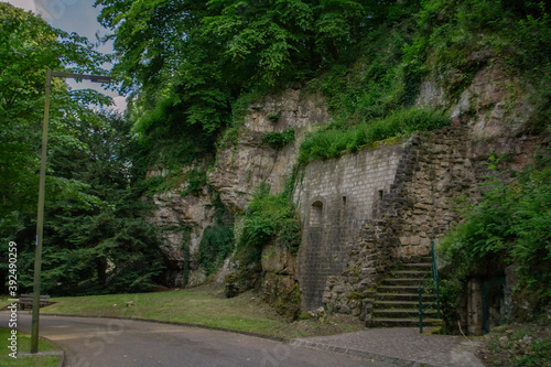 Fototapeta Naklejka Na Ścianę i Meble -  huge stones in the forest
