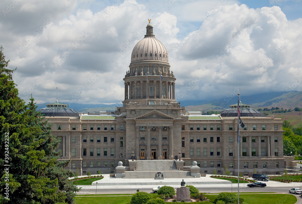 Naklejka premium The Capitol building, Boise, Idaho, US.