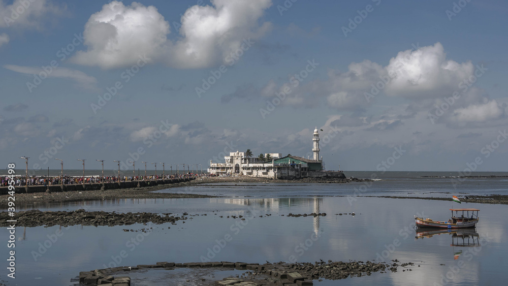 Haji Ali Mosque Mosque and Darga is a place of worship for Sunni Indians.