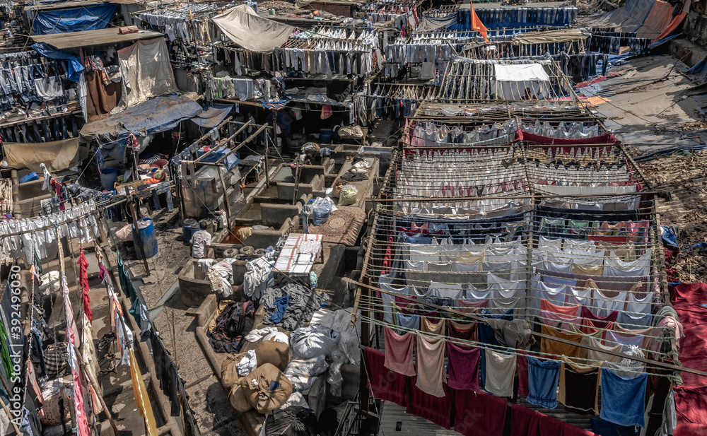 Dhobi Ghat, the world's largest open-air laundry facility located in the heart of Mumbai, India's financial capital