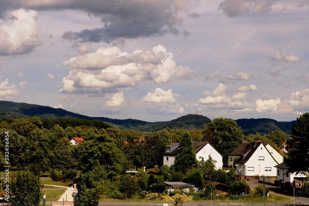Kloster Lorsch Blick in den Odenwald