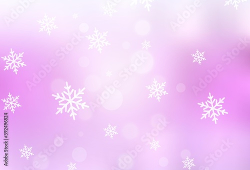 Light Pink vector layout in New Year style.