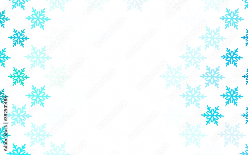 Light Blue, Green vector backdrop in holiday style. Light Blue, Green vector backdrop in holiday style.