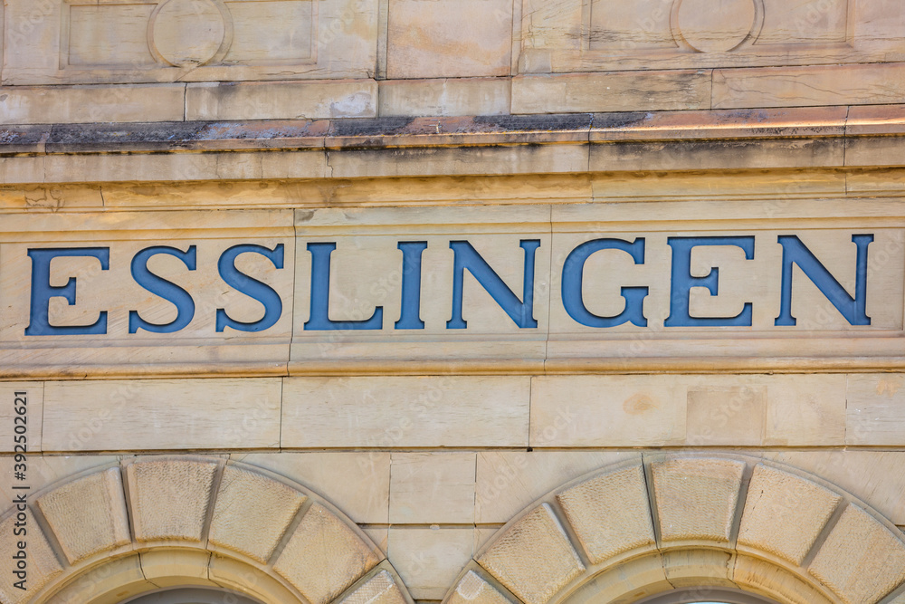 Obraz premium Esslingen - Schrift