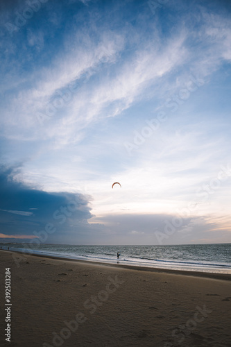 Kite surfing