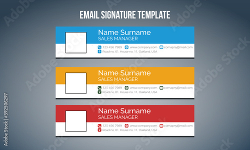 corporate business email template design