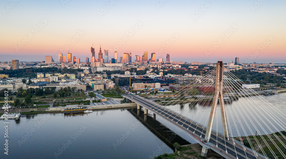 Obraz premium Warsaw Bridge