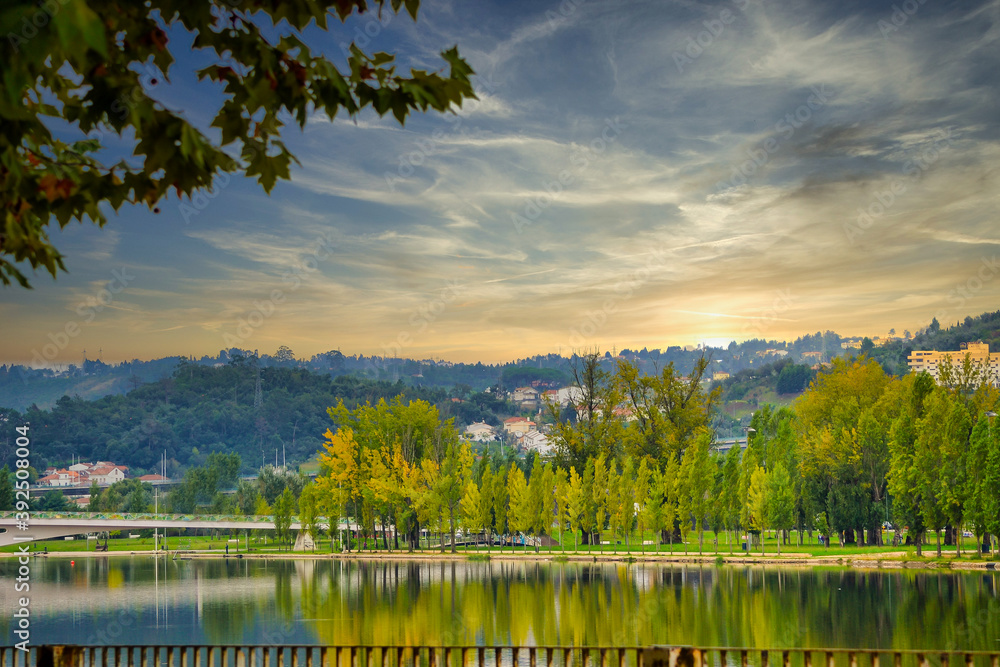 Panorama of Coimbra city in Portugal. Panorama of Coimbra city in Portugal.