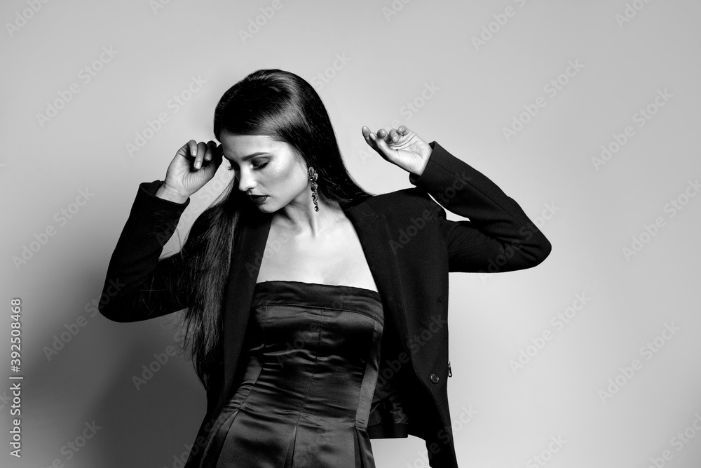 Fototapeta premium Studio portrait of an amazing young woman
