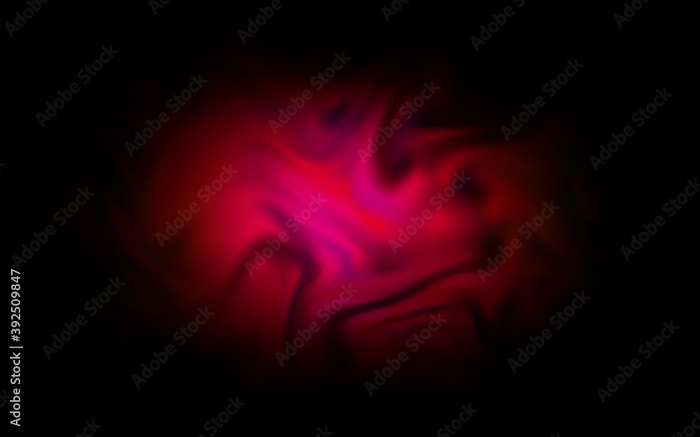 Fototapeta premium Dark Pink vector blurred bright template.