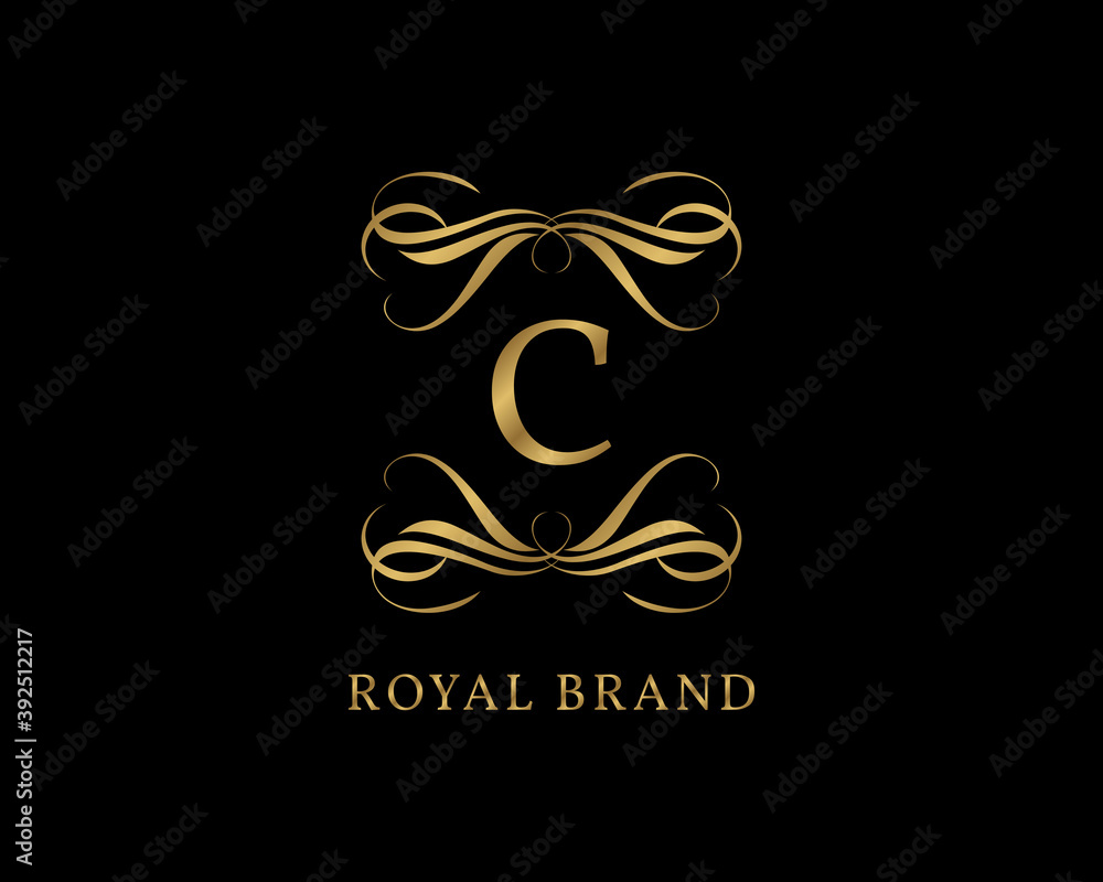 Fototapeta premium graceful letter C