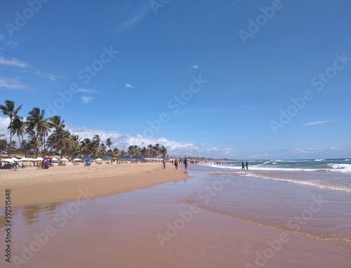 Praia do Burac  o - Beach - Salvador  Bahia  Brazil Salvador is known for its Portuguese colonial architecture  Afro-Brazilian culture and a tropical coastline. 