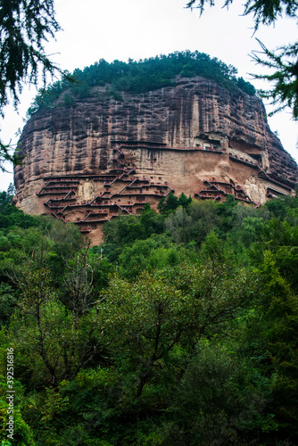 Maijishan grottoes in the Northern Wei Dynasty