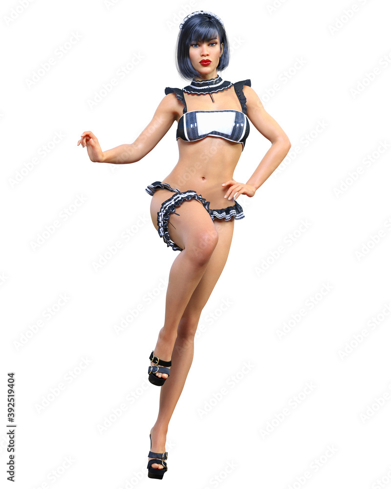 Beautiful sexy brunette girl black latex corset. Beautiful sexy brunette girl black latex corset.