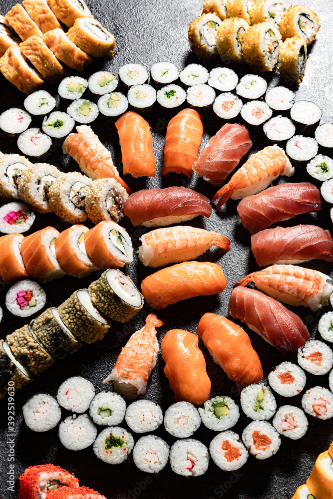 Delicious sushi set Delicious sushi set