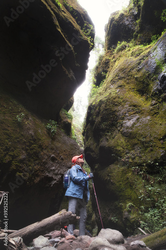 hike in grand canyon nexpayantla volcano popocatepetl © @Nailotl