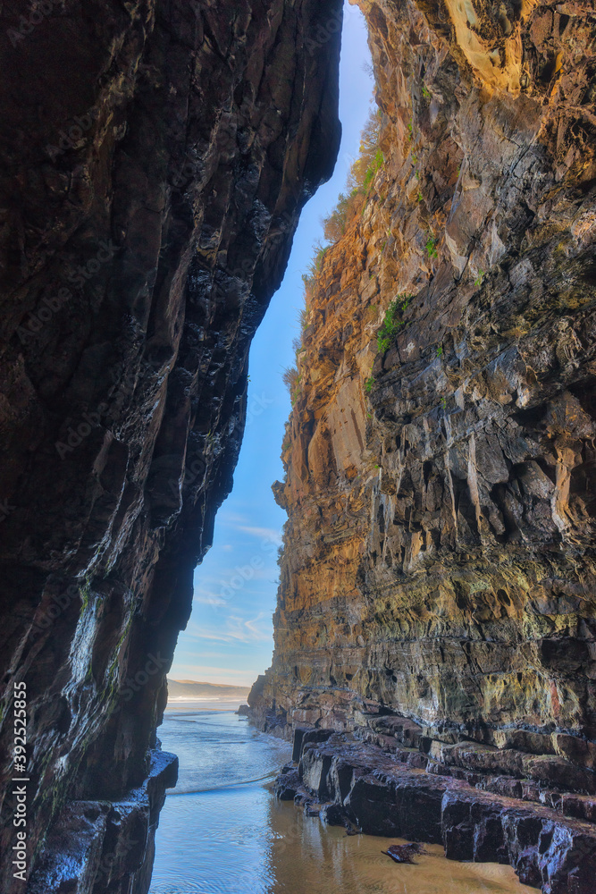 Cathedral Cave, Catlins Coast, New Zealand
