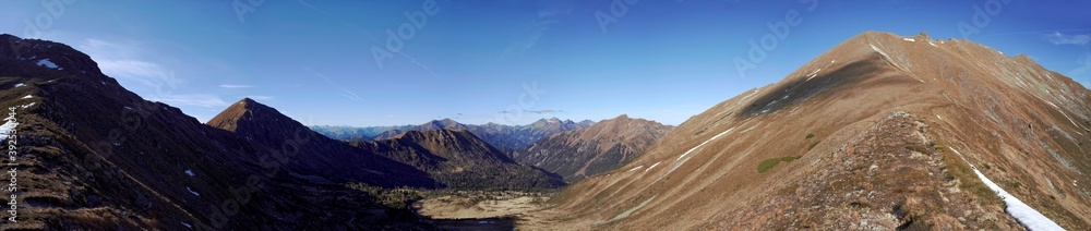 panorama in the mountains