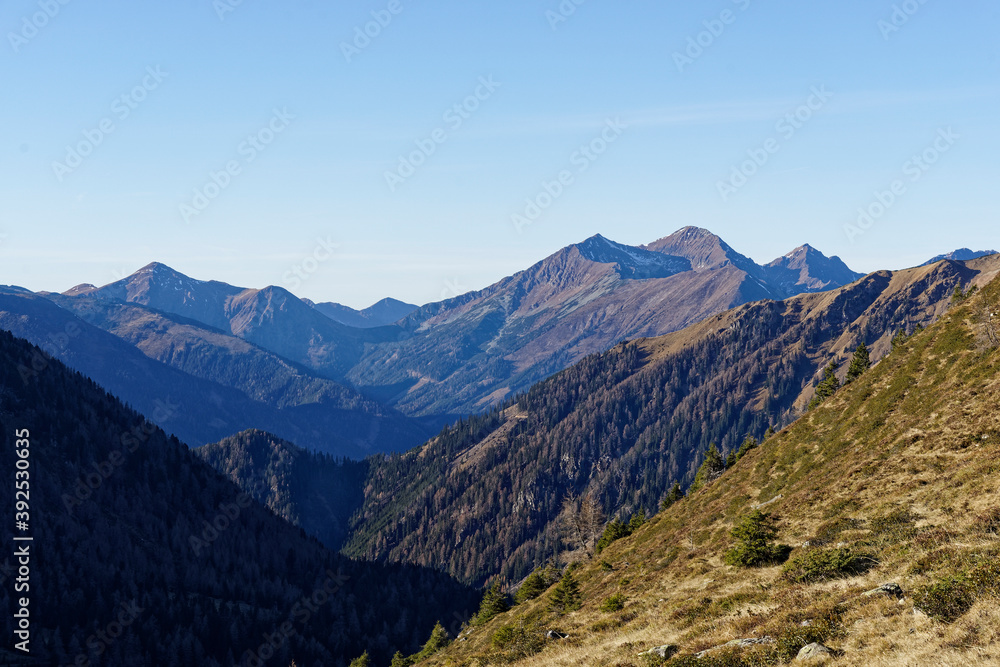 landscape in the austrian alps