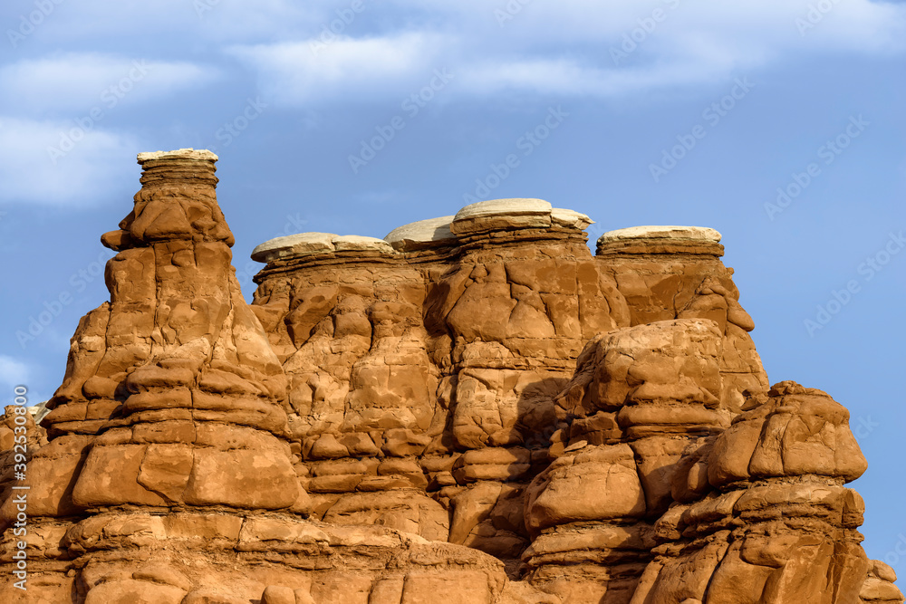 Fototapeta premium Erosure patterns along Scenic Byway 24, Utah