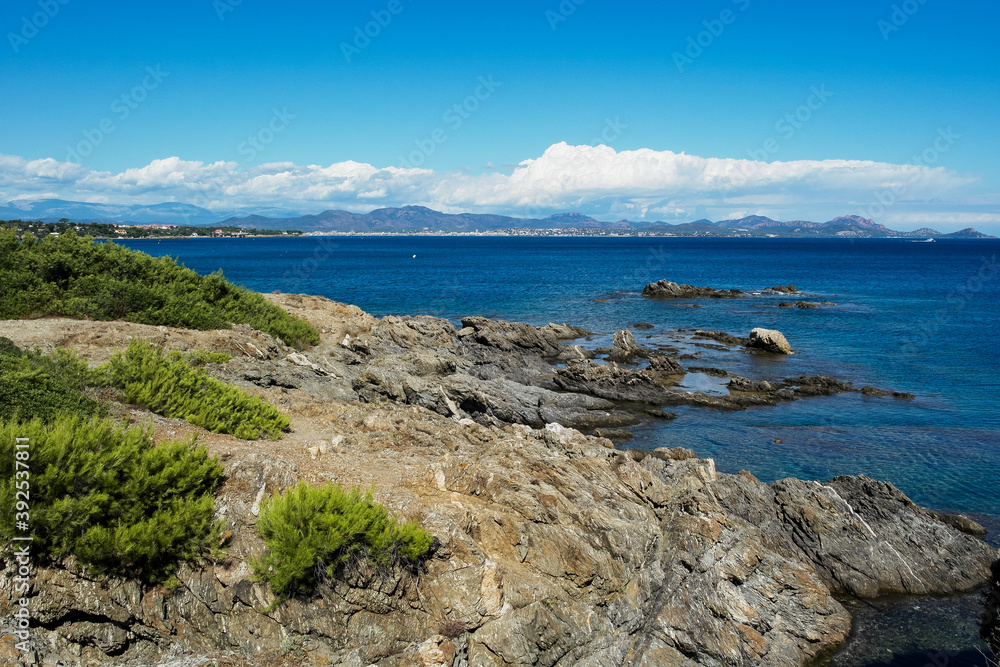 Beautiful Sea Landscape on French Riviera