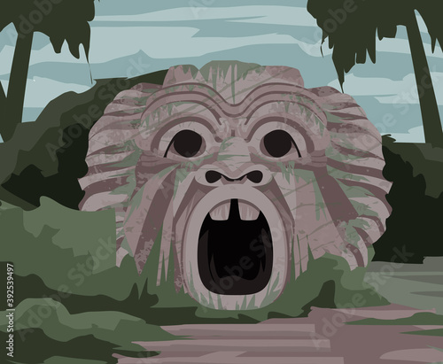 orcus mouth underworld cave greek mythology entrance