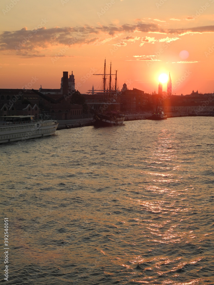 Venice sun rise