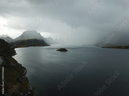 A fjord in the Lofoten islands.