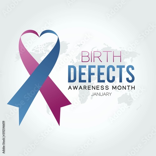 Birth Defects Awareness Month Vector Illustration. Suitable for greeting card poster and banner