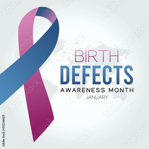 Birth Defects Awareness Month Vector Illustration. Suitable for greeting card poster and banner
