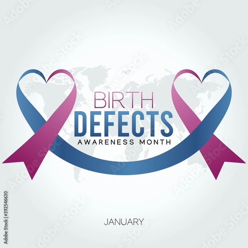 Birth Defects Awareness Month Vector Illustration. Suitable for greeting card poster and banner