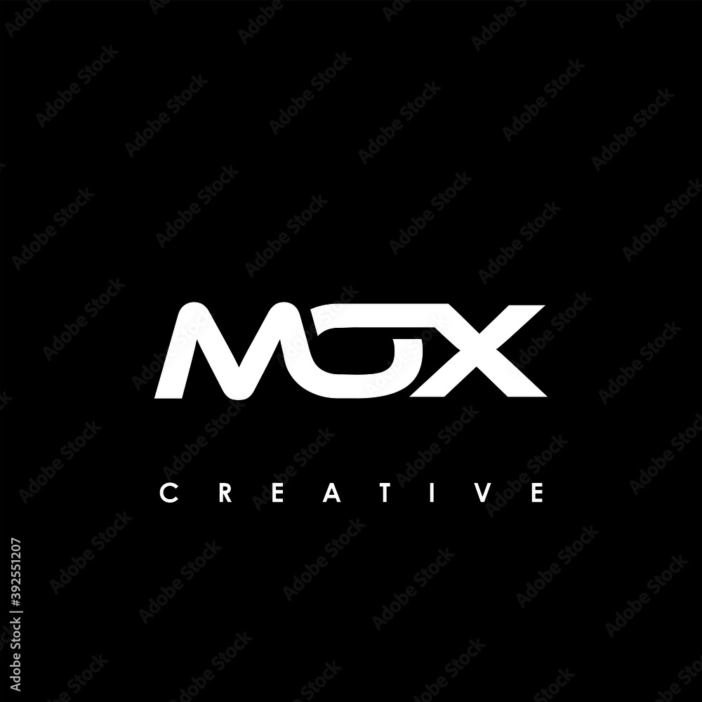 MOX Letter Initial Logo Design Template Vector Illustration	
