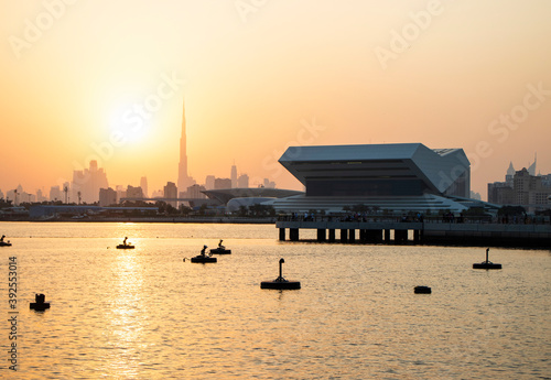 Photography Sunset at Dubai Festival city
