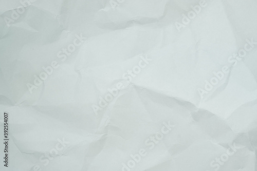 Texture of white recycle crumpled paper, copy space for text.
