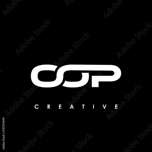 OOP Letter Initial Logo Design Template Vector Illustration	
