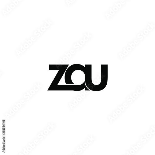 zau letter original monogram logo design © ahmad ayub prayitno