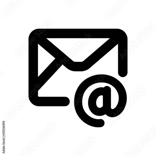 Email Icon - Vector Illustration .