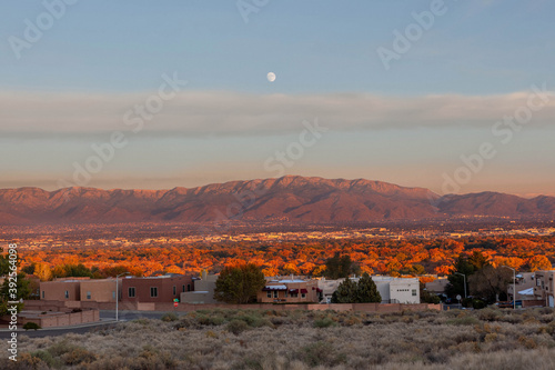 Albuquerque and the Sandia Mountains